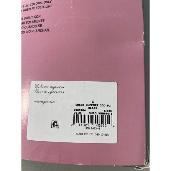 Silk Impressions Pantyhose Size Small Light Support Sheer 20 Denier 2 Pairs NEW - Picture 5 of 7